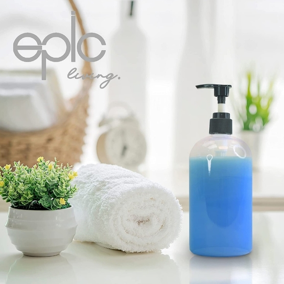 Epic Living Latex-free Pump Bottles Soap Shampoo Conditioner 6 pack (2- 3pcs) - Picture 2 of 7